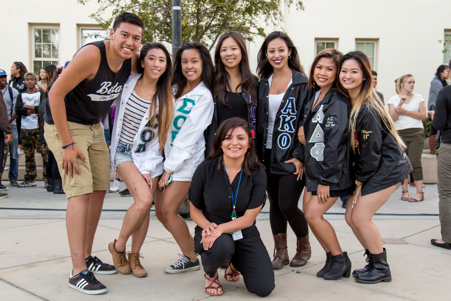 Council of fraternities and sororities event at SJSU.