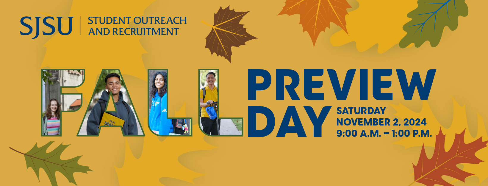 Fall Preview Day web page banner