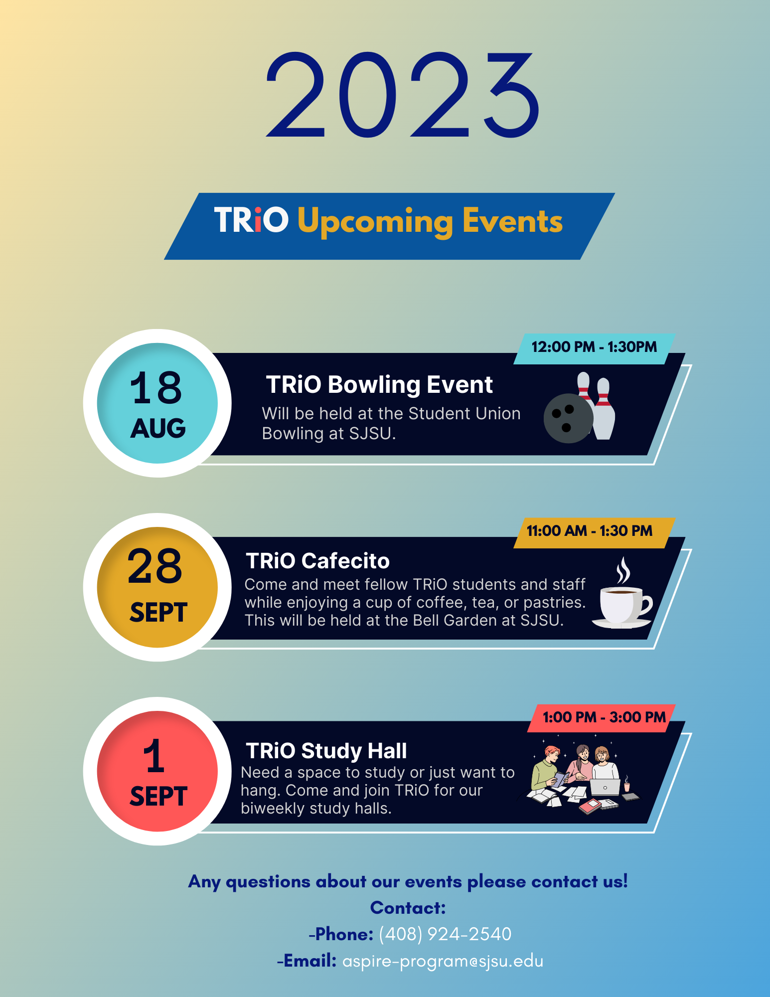 2023 trio events