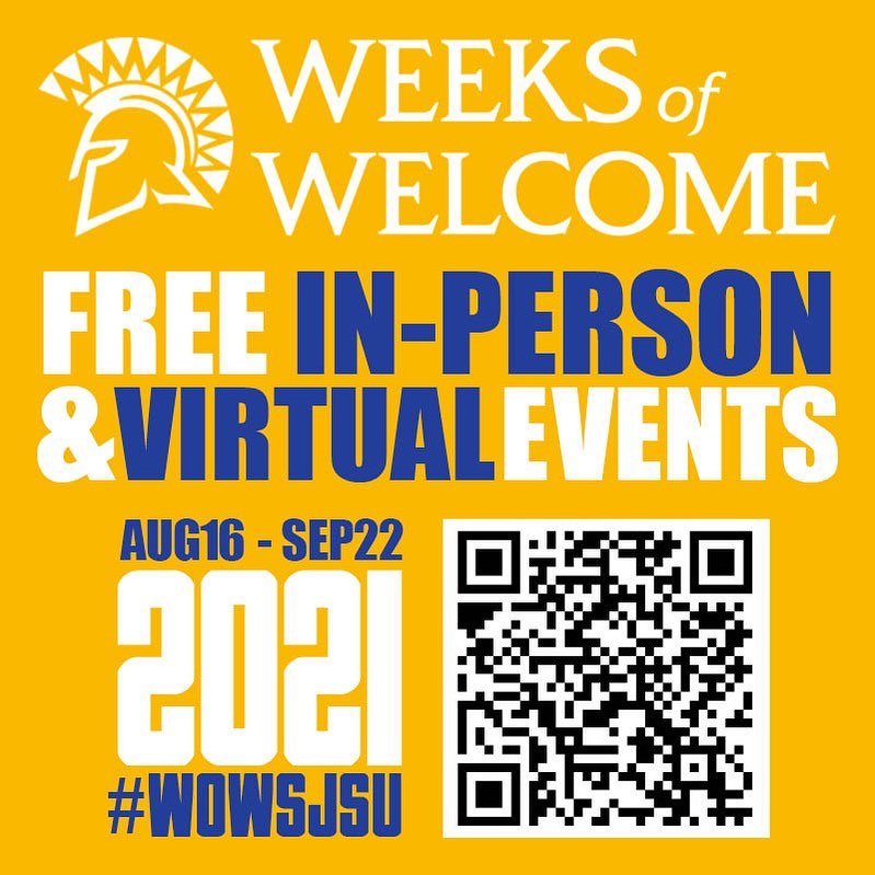 Weeks of Welcome with QR code
