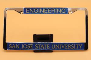 SJSU College of Engineering license plate
