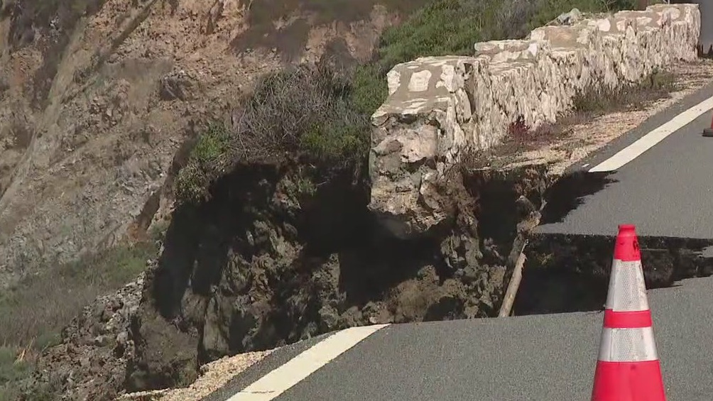 Big Sur Highway 1 damage