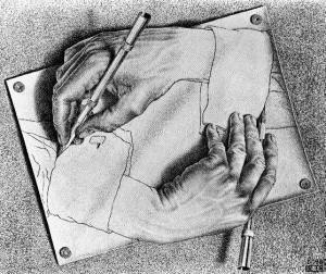 MC Escher "Hands"