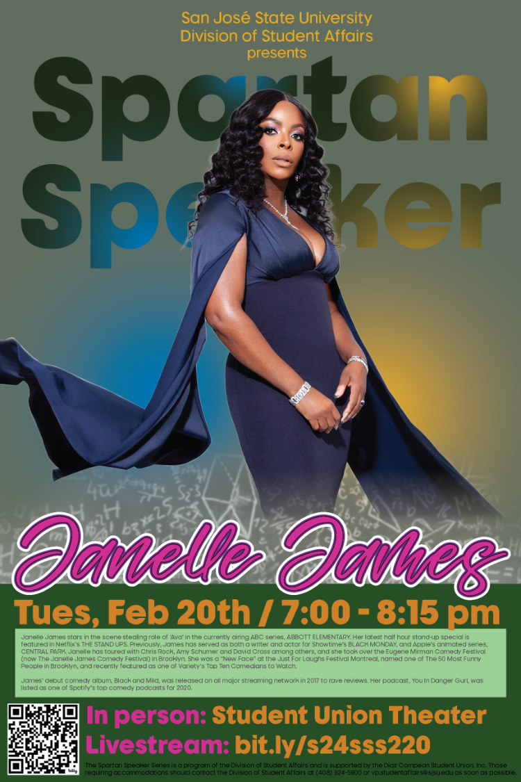 Spartan Speaker Series- Janelle James, February 20