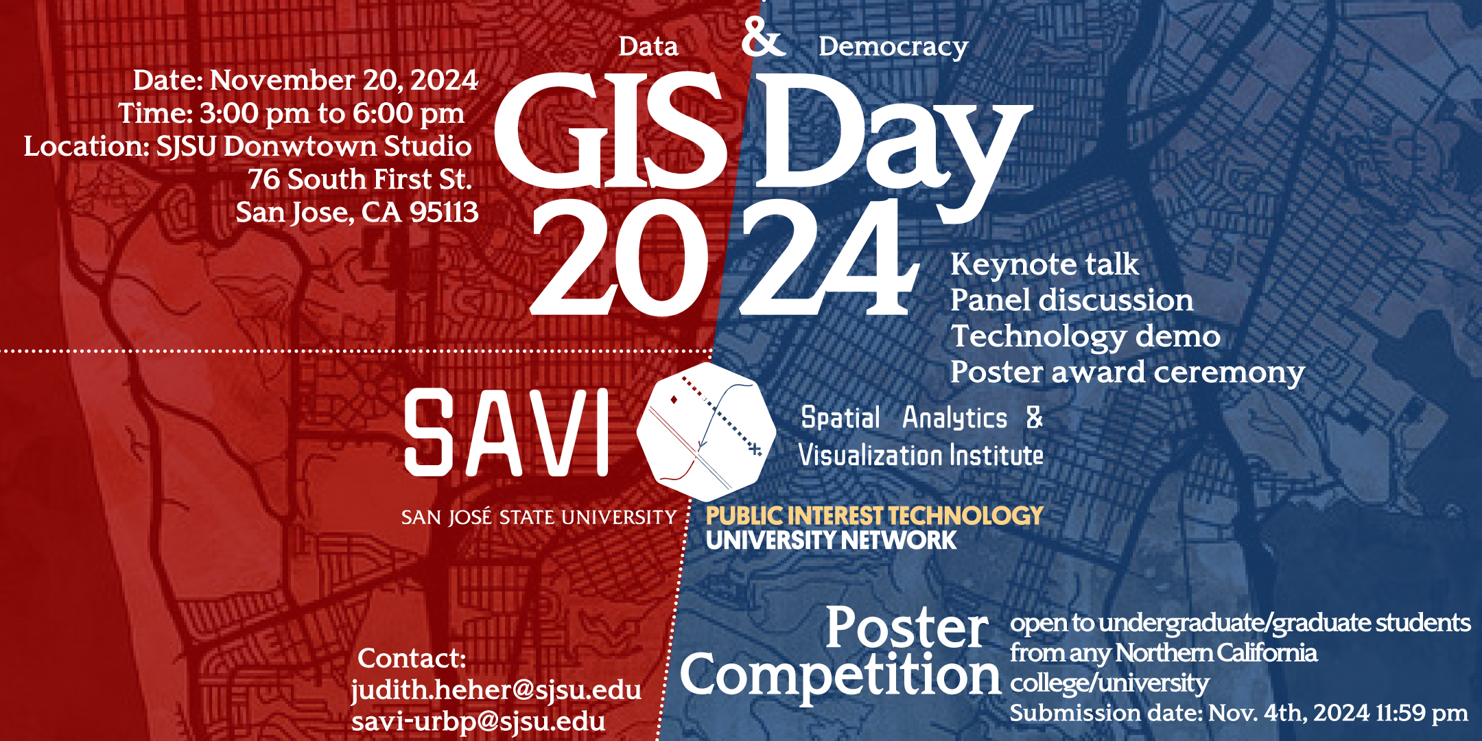 SAVI GIS Day banner