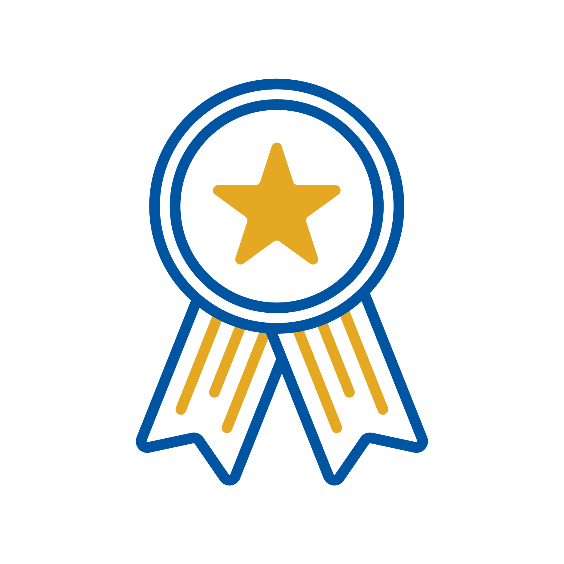 Award ribbon icon.