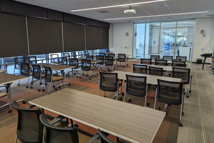 SWC conference room at the SJSU Student Wellness Center